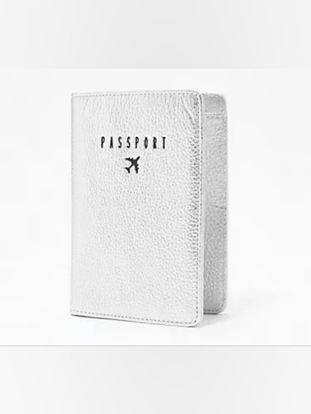 Aimee Kestenberg Leather Passport Cover‎ Silver